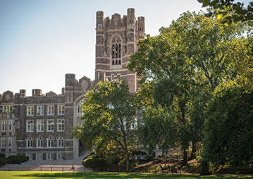 A Fordham building. Links to Tangible Personal Property