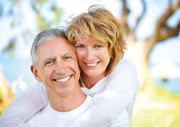 Photo of a couple smiling