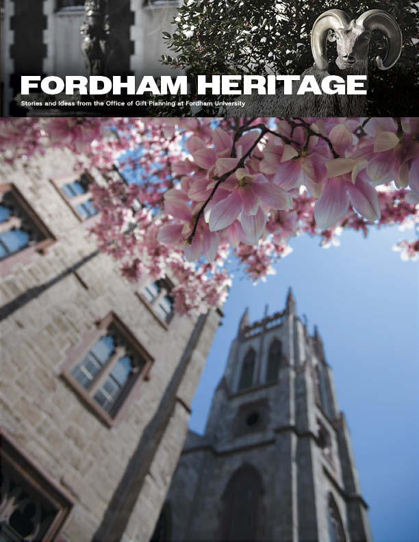 Thumnbnail of the Fordham Heritage Newsletter